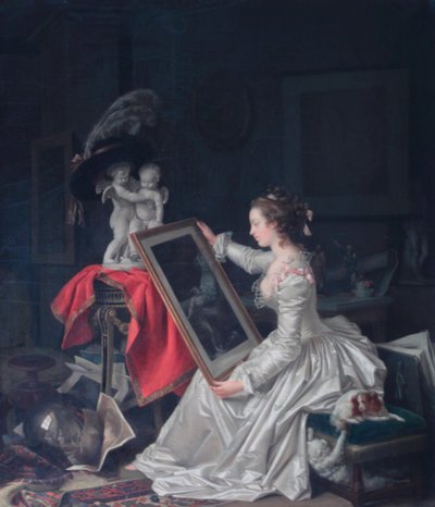 Ciekawy student autorstwa Jean Honore Fragonard